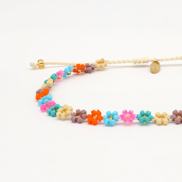 Pineapple Island - Mutiara Dainty Beaded Anklet - Multi Colour
