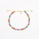 Pineapple Island - Mutiara Dainty Beaded Anklet - Multi Colour
