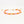 Pineapple Island Kelopak Daisy Chain Beaded Anklet - Pink/Yellow/Orange