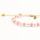 Pineapple Island - Kelopak Daisy Chain Beaded Bracelet | Light Pink