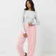 Rhythm Classic Drawstring Pant Trousers - Rose