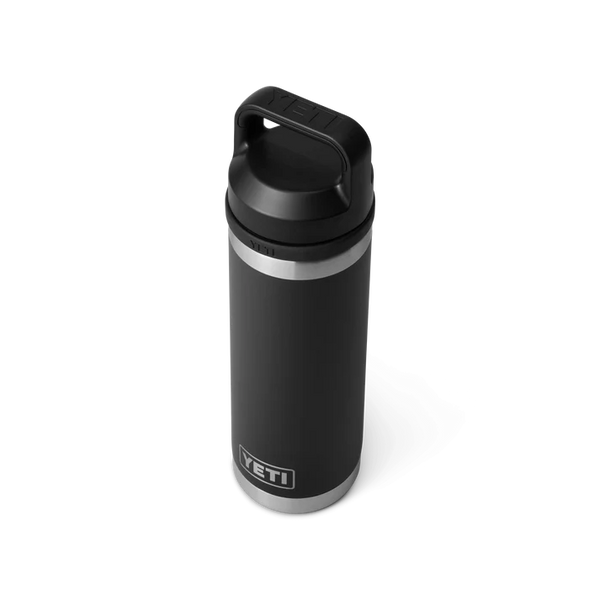 YETI RAMBLER 18 OZ BOTTLE WITH CHUG LID 532ml - BLACK