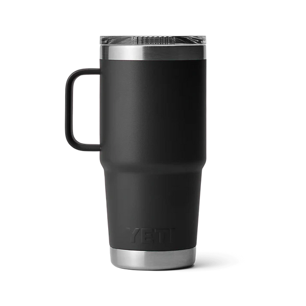 YETI RAMBLER 20 OZ TRAVEL MUG - BLACK