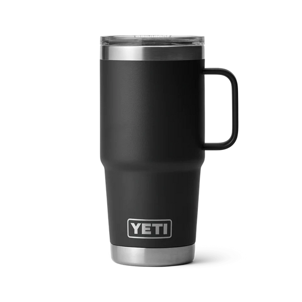 YETI RAMBLER 20 OZ TRAVEL MUG - BLACK