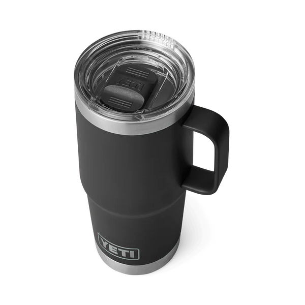 YETI RAMBLER 20 OZ TRAVEL MUG - BLACK