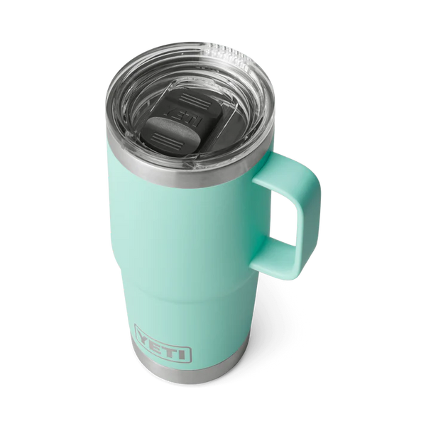 YETI RAMBLER 20 OZ TRAVEL MUG - SEAFOAM