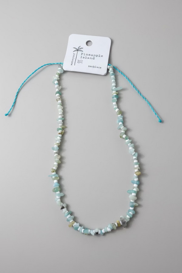 Pineapple Island  - Dunes Stone Bead Necklace