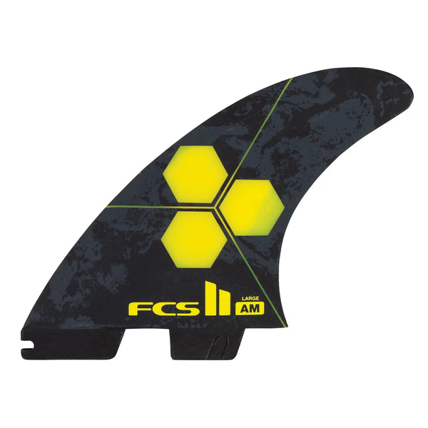 FCS II Al Merrick PC Surfboard Fin - Large - Yellow