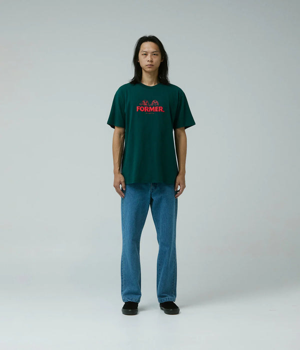 FORMER WANT IT ALL MENS T-SHIRT- PETROL