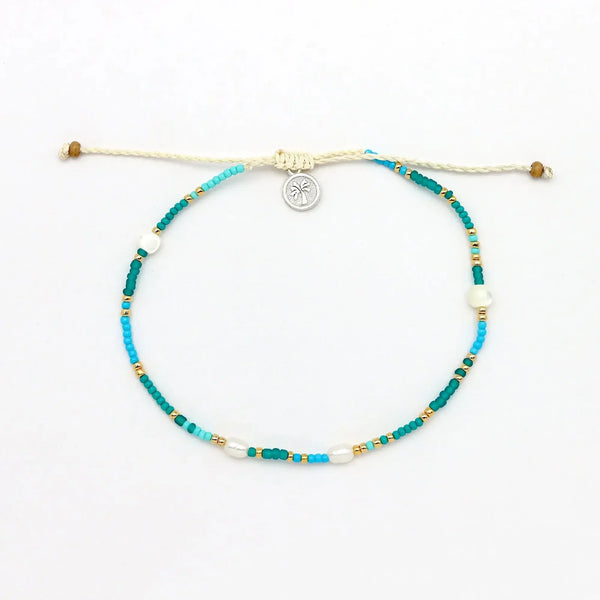 Pineapple island Giada Cinta Pearl Beaded Surf Anklet