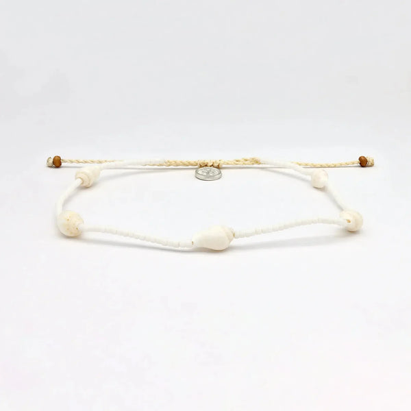 Pineapple Island Giada Rahayu Shell Beaded Surf Anklet