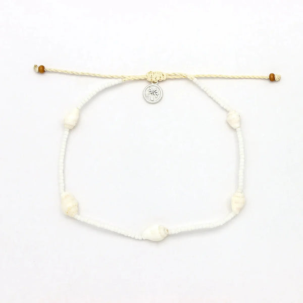 Pineapple Island Giada Rahayu Shell Beaded Surf Anklet