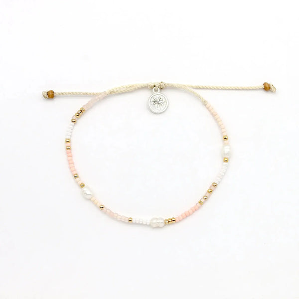 Pineapple Island - Giada Bracelet - White & Pink
