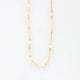 Pineapple Island Giada Cinta Pearl Beaded Surf Necklace - Pink
