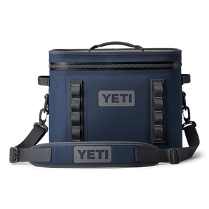 YETI HOPPER FLIP 18 SOFT COOLER. NAVY