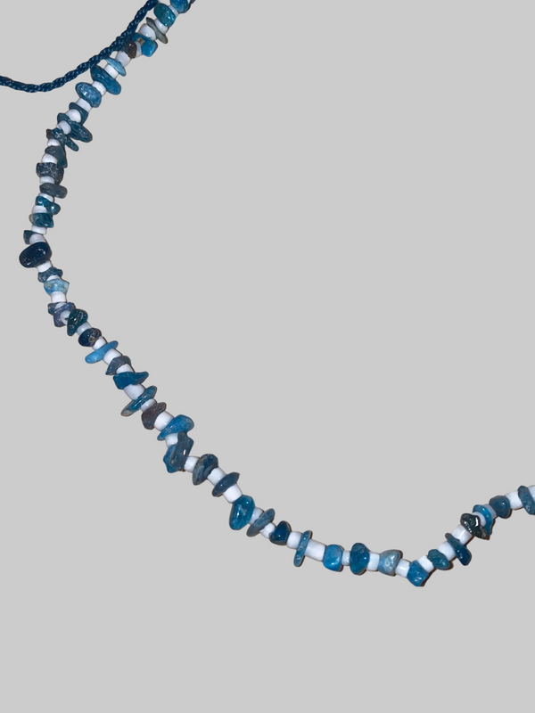 Pineapple Island - Dunes Stone Bead Necklace | Blue
