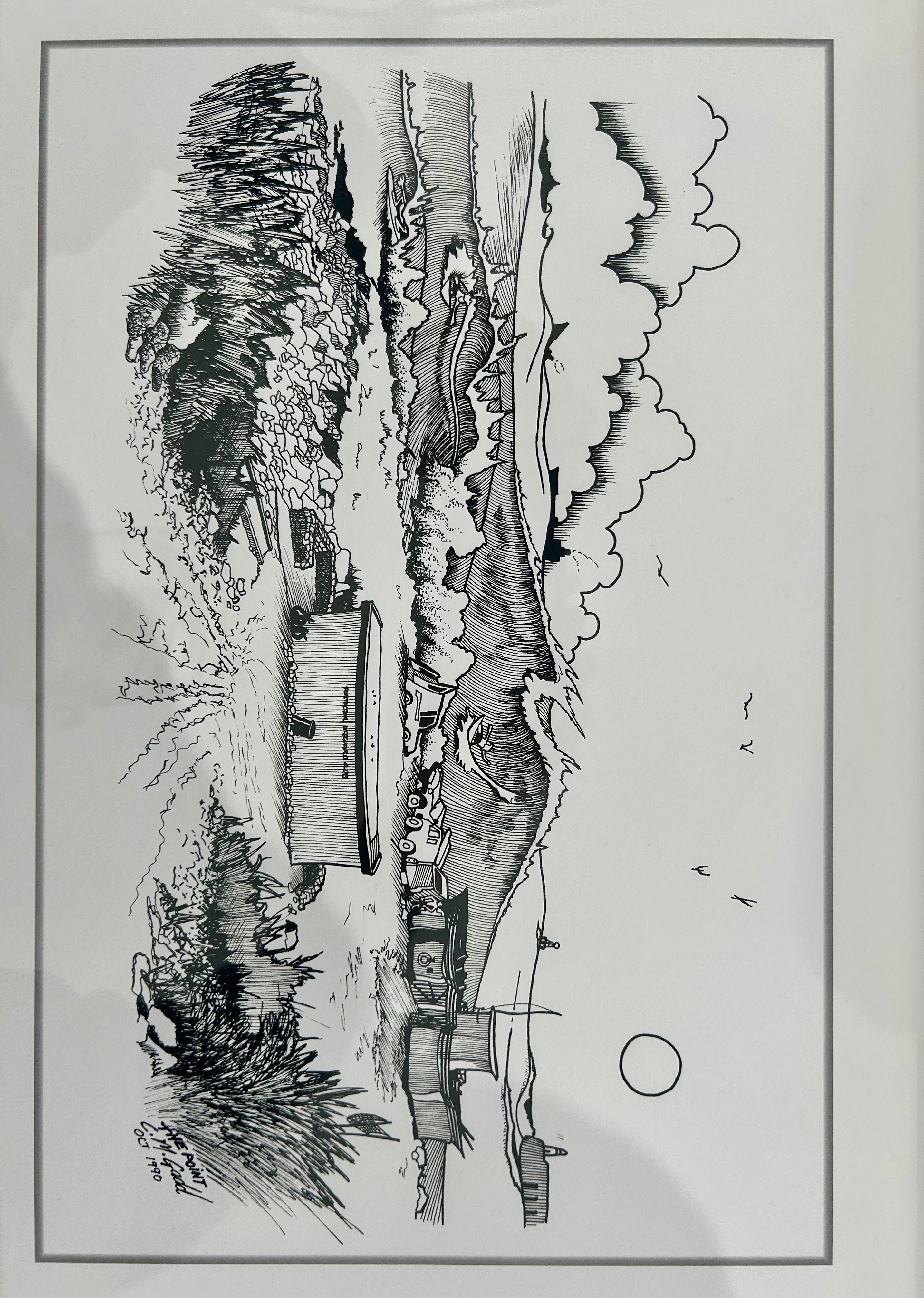 The Point A3 framed Prints