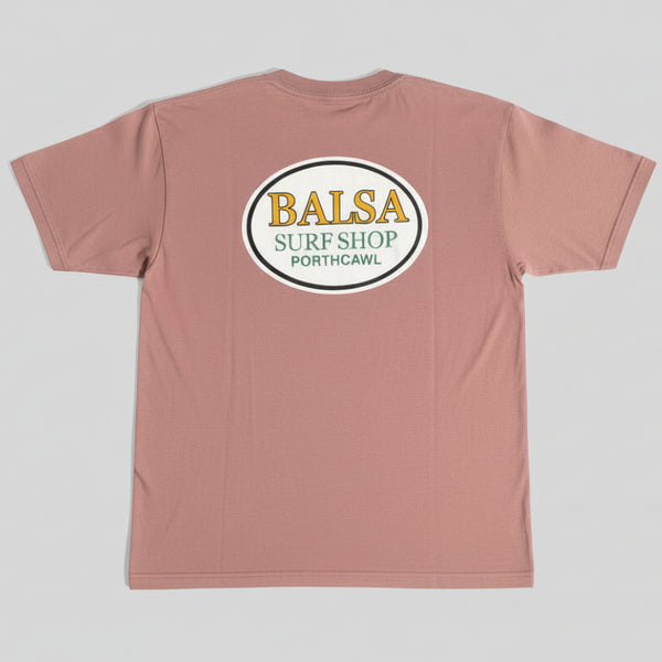 Balsa Heavy Faded Gas Station T- Shirt - Faded Clay