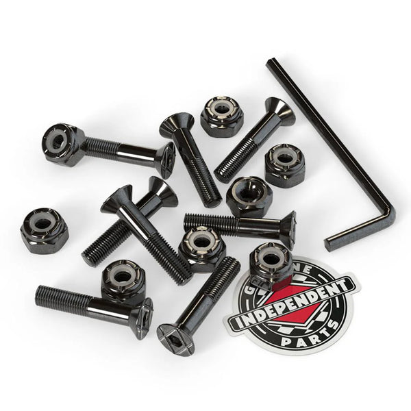 Indy Bolts Allen (Pk 8) Black 1"