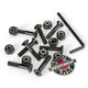 Indy Bolts Allen (Pk 8) Black 1"