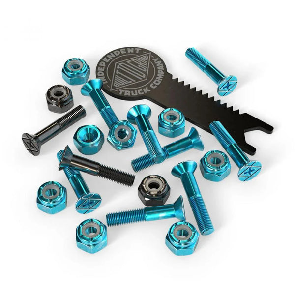 Indy Bolts Phillips w/Tool (Pk 10) Blue/Black 1 IN