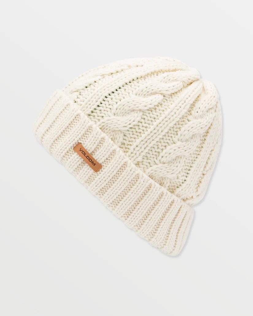 Volcom Stone Knit Womens Beanie - Bone