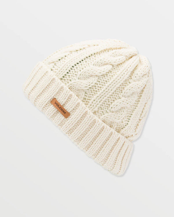 Volcom Stone Knit Womens Beanie - Bone