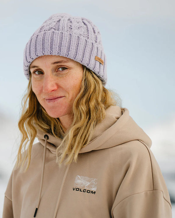 Volcom Stone Knit Womens Beanie - Lavender