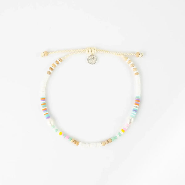 Pineapple Island Mentawai Islands Surfer Pearl Beaded Anklet