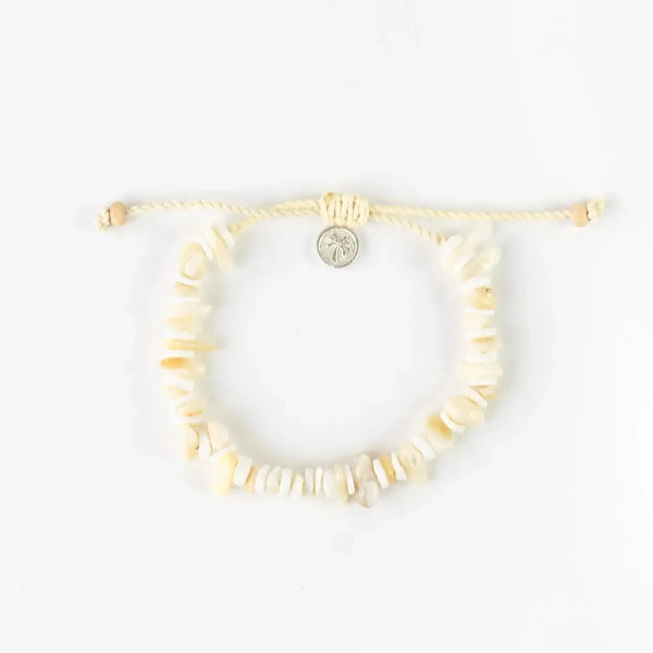 Pineapple Island Canggu Puka Shell Surfer Bracelet