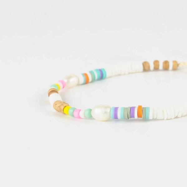 Pineapple Island Mentawai Islands Surfer Pearl Beaded Bracelet