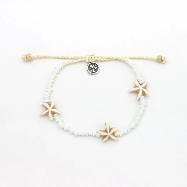 Pineapple Island Tidepool Starfish Bracelet - White