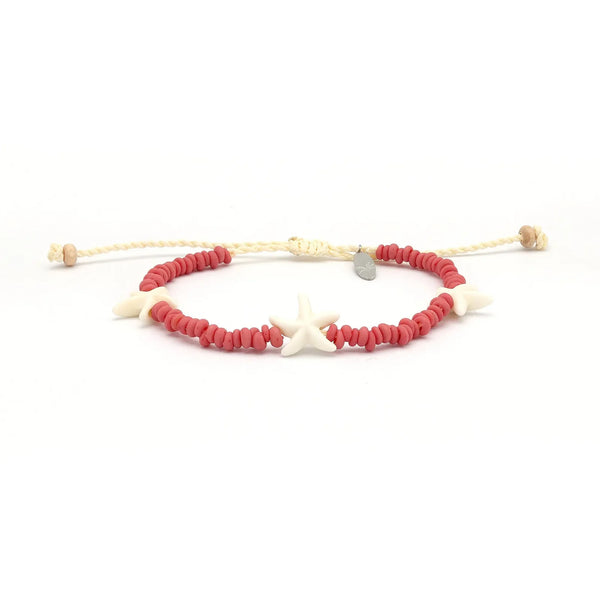 Pineapple Island Tidepool Starfish Bracelet - Pink