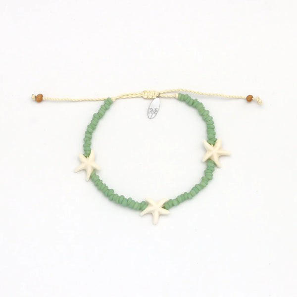 Pineapple Island Tidepool Starfish Bracelet - Green