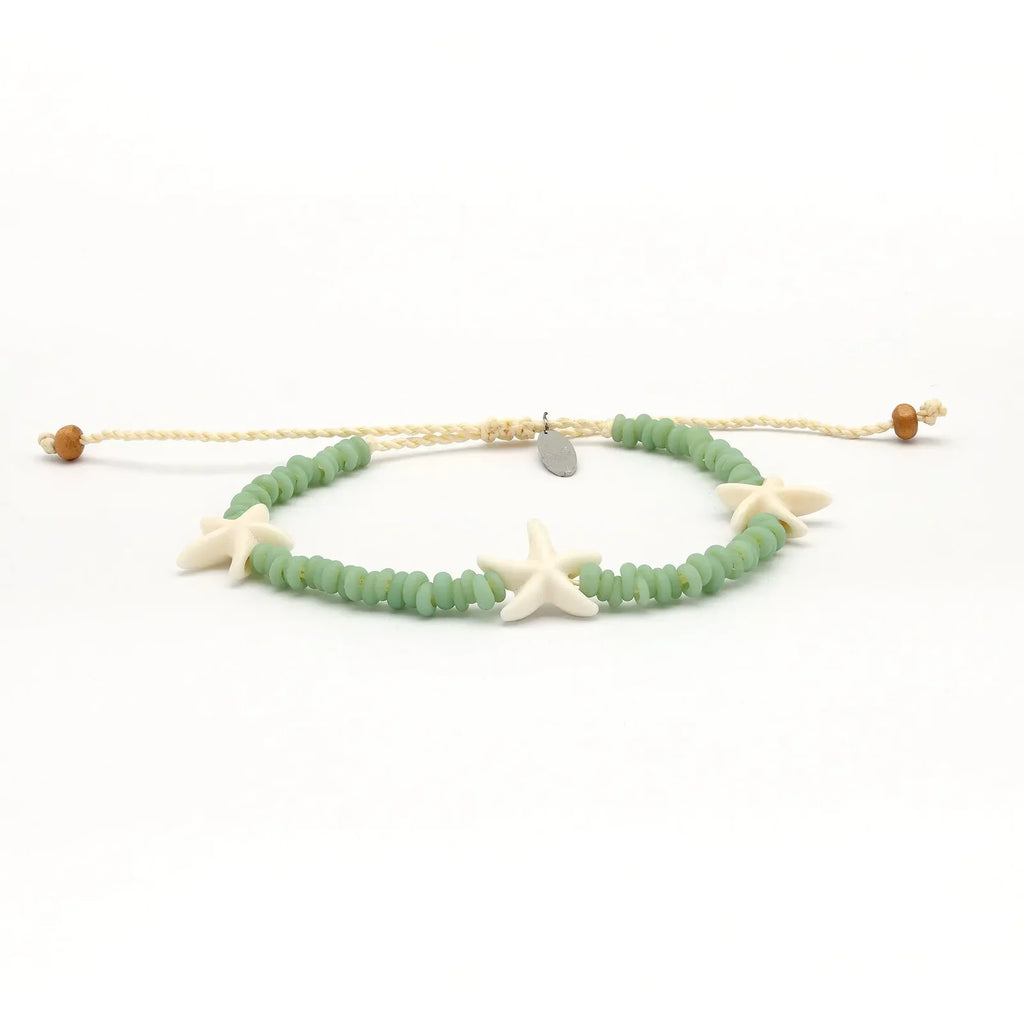 Pineapple Island Tidepool Starfish Bracelet - Green