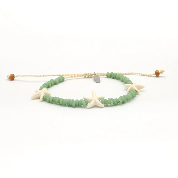 Pineapple Island Tidepool Starfish Bracelet - Green