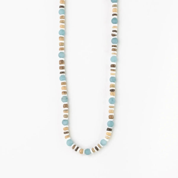 Pineapple Island Manta Point Stone & Shell Necklace