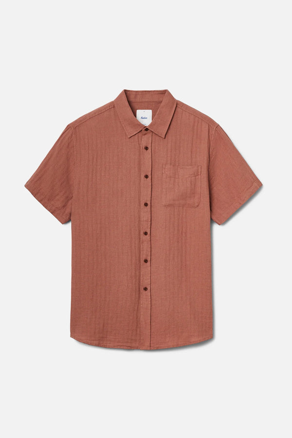 Katin Alan Solid Shirt - Dark Clay