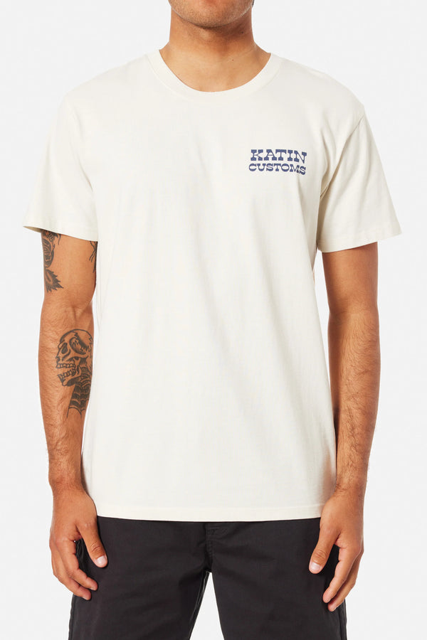 Katin Drainer T-Shirt - Vintage White