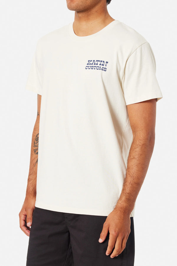 Katin Drainer T-Shirt - Vintage White