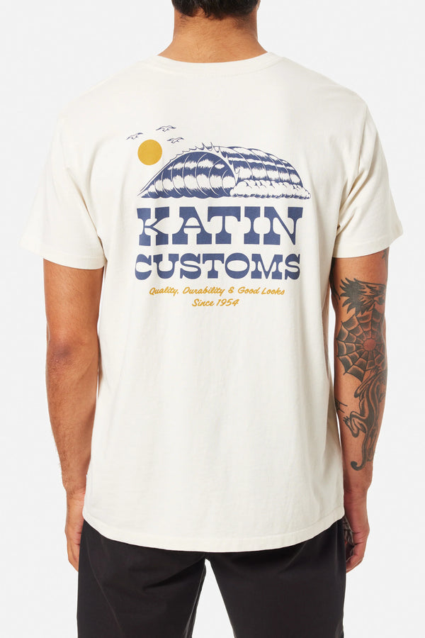 Katin Drainer T-Shirt - Vintage White