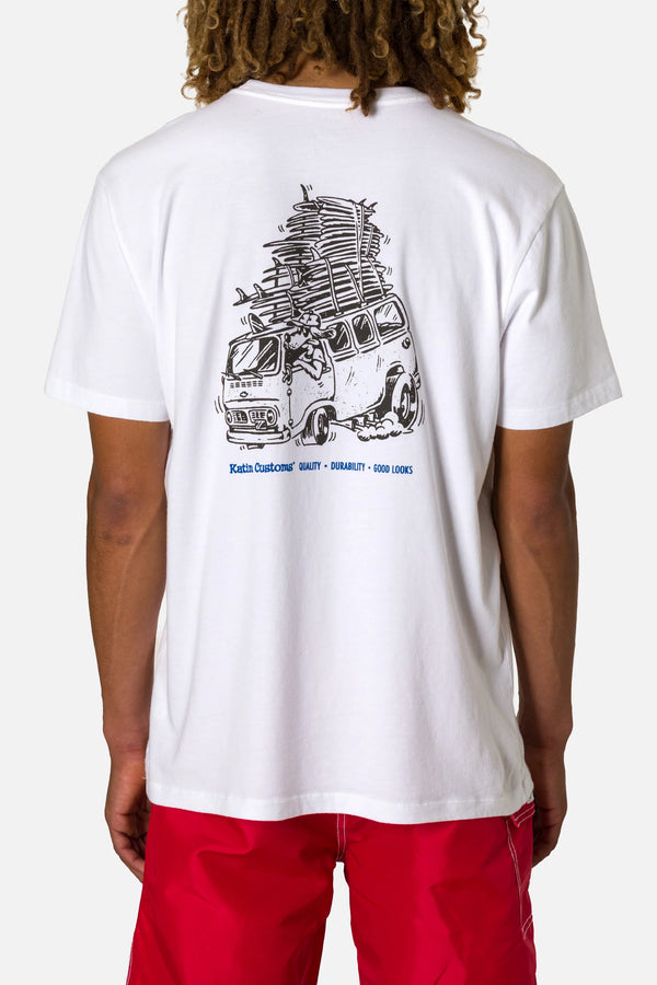 Katin Haulin Tee - White
