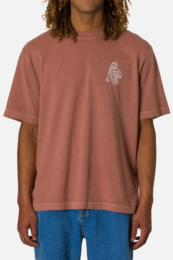 Katin Hot Line Box Fit Tee - Red Clay