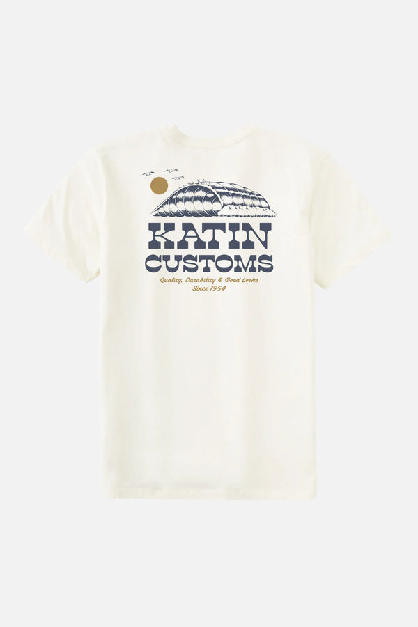 Katin Drainer T-Shirt - Vintage White