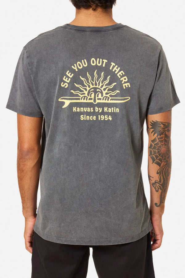 Katin Sunny T-Shirt - Black Sand Wash
