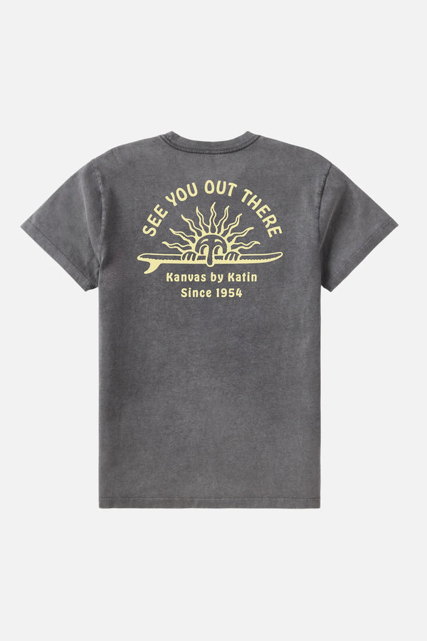 Katin Sunny T-Shirt - Black Sand Wash