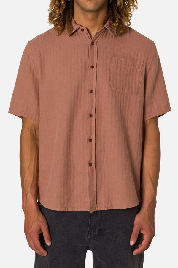 Katin Alan Solid Shirt - Dark Clay