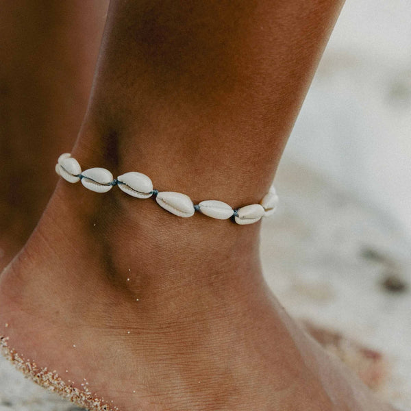 Pineapple Island Livadi Cowrie Shell Surf Anklet