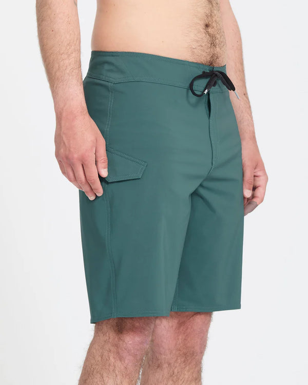 Volcom Lido Solid Mod 20" Mens Boardshort - Rifle Green