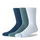 Stance Icon 3 Pack Crew Socks - Mist